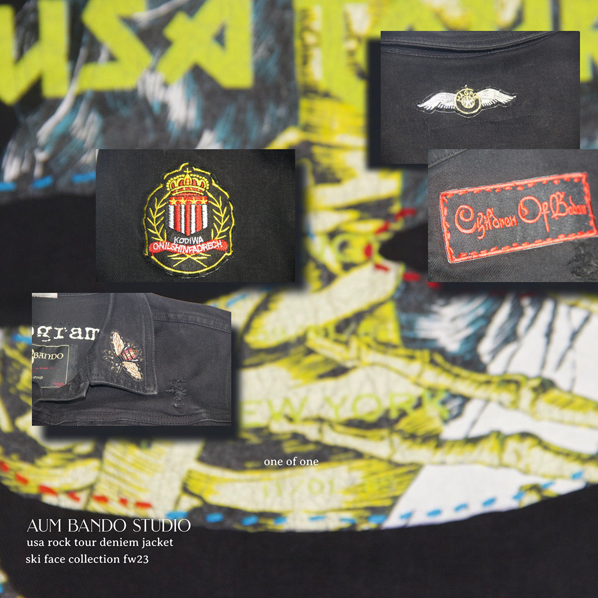 USA Rock Tour Denim Jacket (1 of 1)