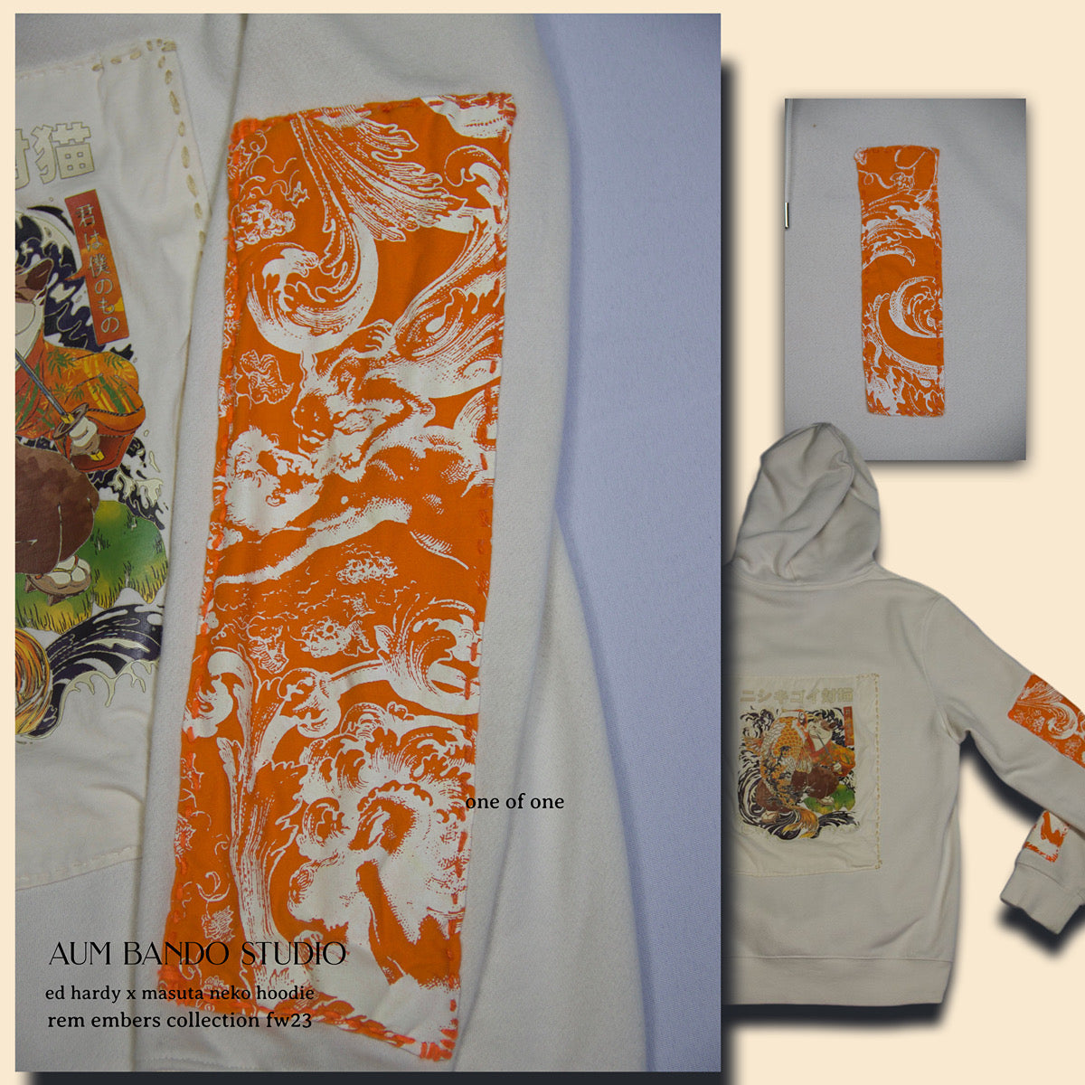 ED Hardy x Masuta Neko Hoodie (1 of 1)
