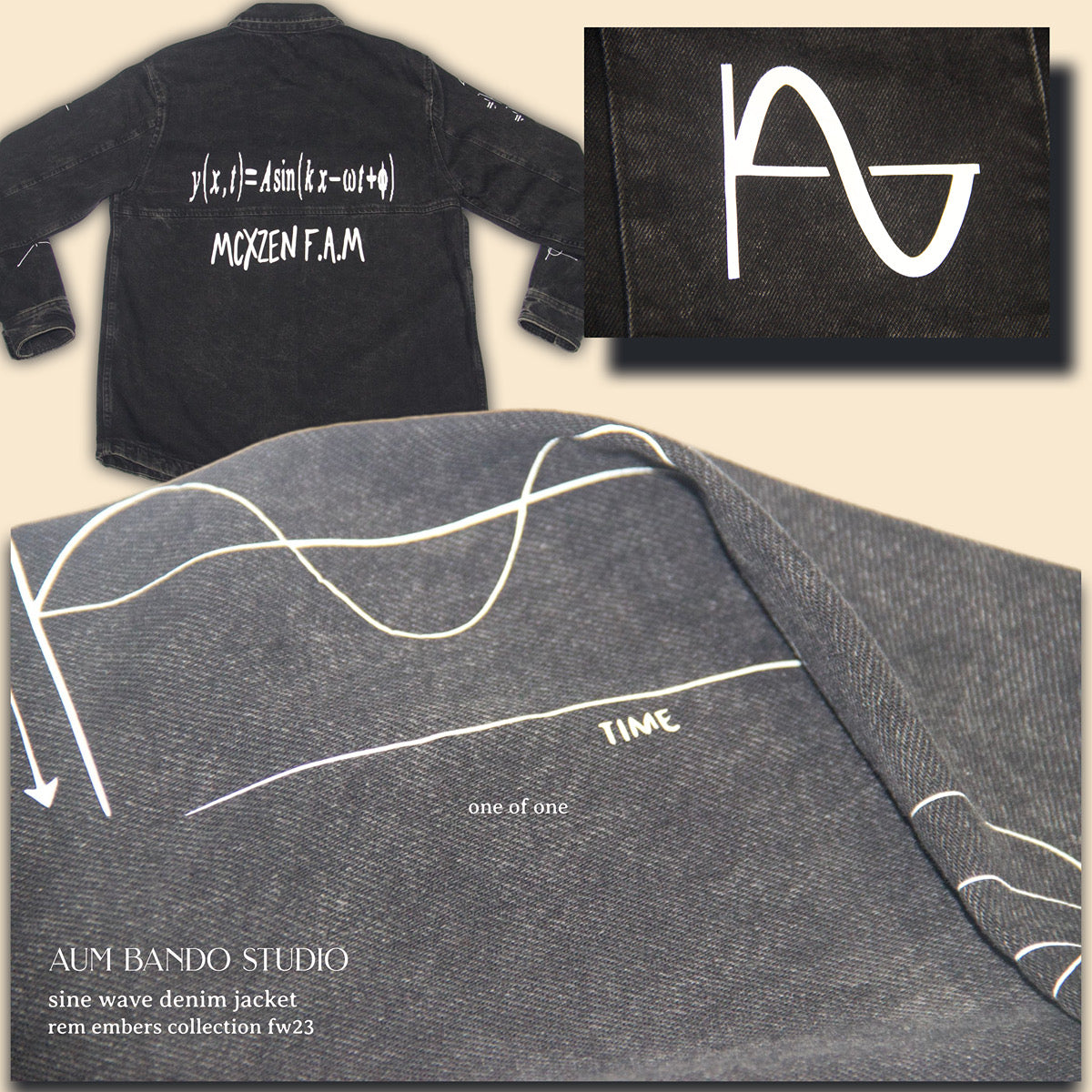 Sine Wave Denim Jacket (1 of 1)