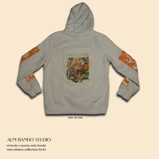 ED Hardy x Masuta Neko Hoodie (1 of 1)