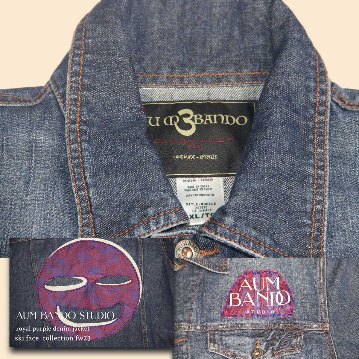 Royal Purple Denim Jacket (1 of 1)