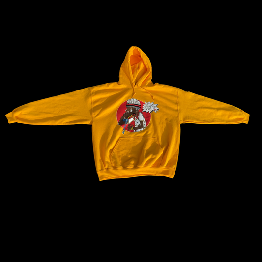 "Stop Calling for the jwet" Gold Hoodie
