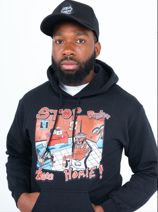 "STOP RIGHT THERE HOMIE" Hoodies